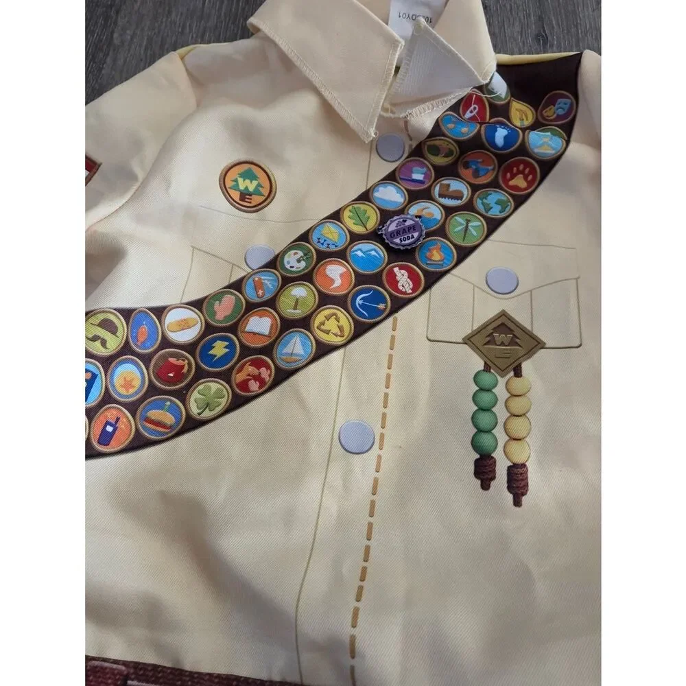 Disguise Russell from Up Costume, Disney Pixar Movie Character Outfit M (7-8)